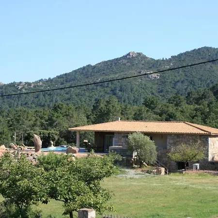 Villa De Caractere En Pierre Et Bois Avec Piscine Zonza